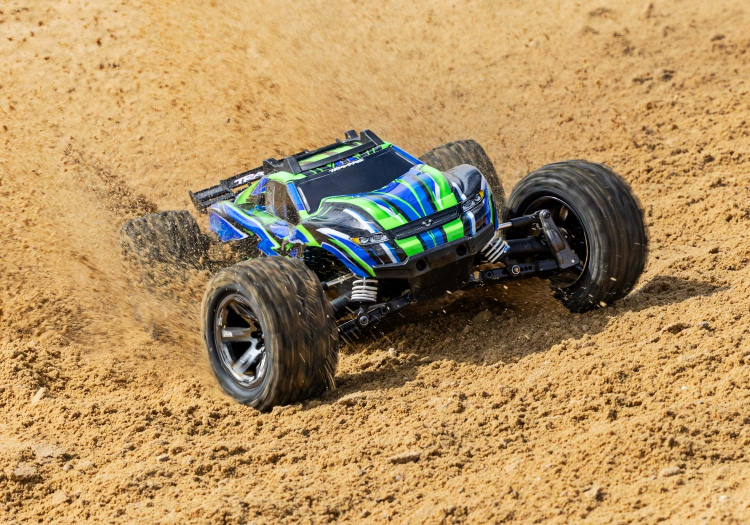 RUSTLER 4X4 VXL TQI TSM GREEN- TRAXXAS