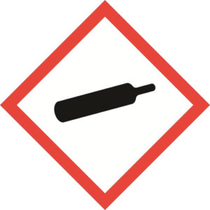 image4 SKILT "GASS UNDER TRYKK" 30X30CM - ALUMINIUM