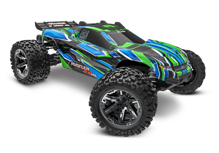 RUSTLER 4X4 VXL TQI TSM GREEN- TRAXXAS