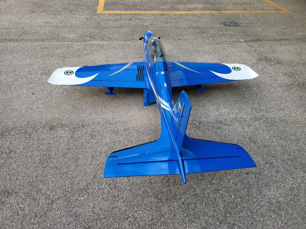 SEBART PILATUS PC-21 XL V2 BLUE W/LANDING GEAR
