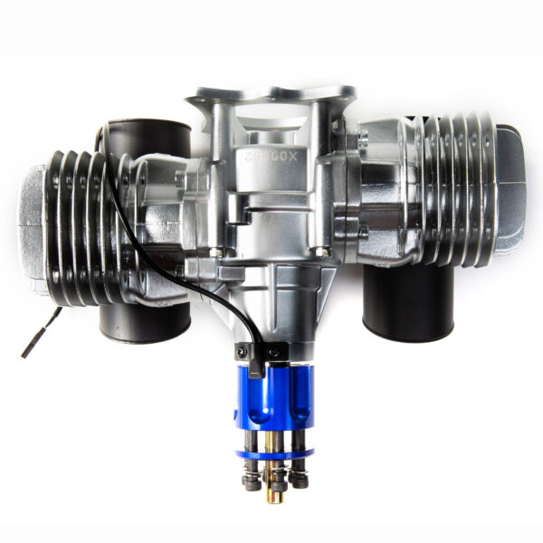 DLE 130CC TWIN BENSINMOTOR MED POTTE OG TENNING - Bilde 2