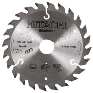 v02_ADD32652D46603F87F7E450EF9174D5E.jpg SIRKELSAGBLAD TCT 125X1,6MM 24T 20MM HULL - HIKOKI