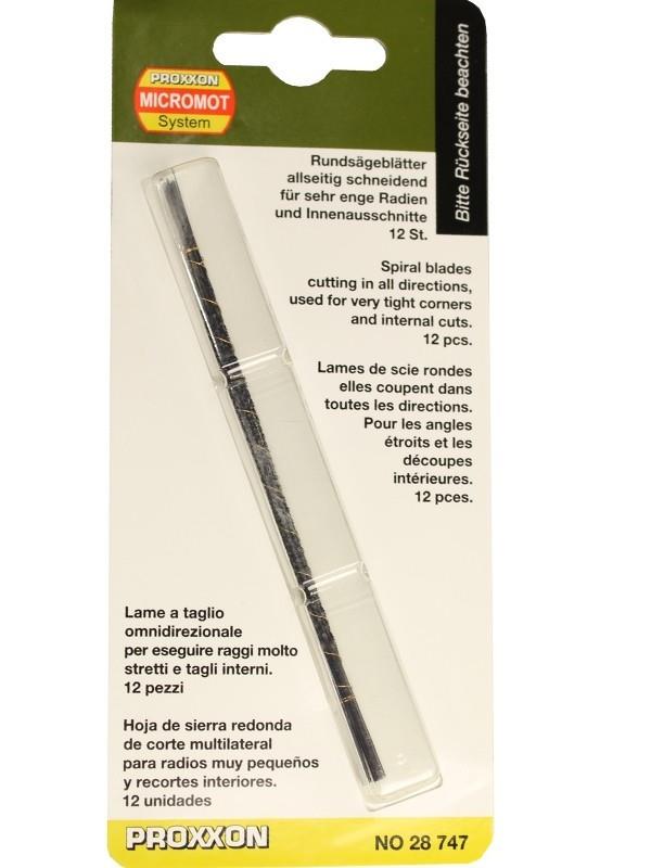 PROXXON LØVSAGBLAD RUNDT FINTANNET 12PK - Bilde 1
