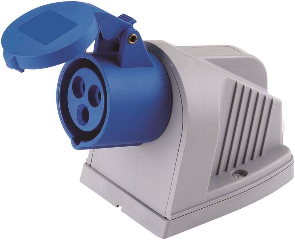 STIKKONTAKT 16A-6H 230V IP44 2P+J