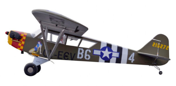 L-4 GRASSHOPPER 2.29M 20CC ARF - Bilde 5