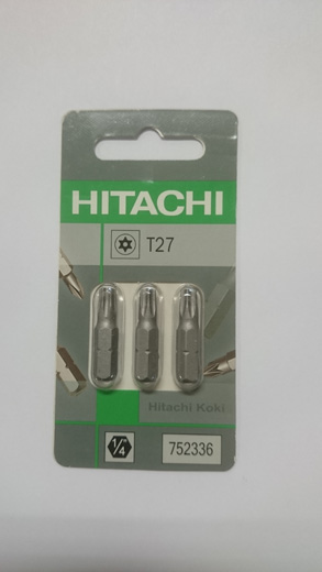 v02_B57993D812438D8901849D6F3CBDACCF.jpg BITS 1/4" TORX T27 M/HULL 25MM 3PK - HITACHI