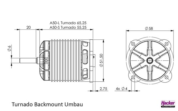 HACKER A50-12L TURNADO V4 KV450 - Bilde 4