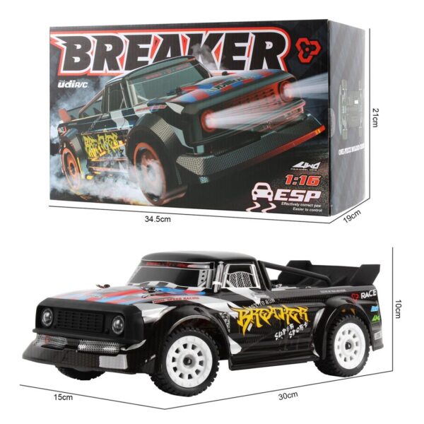 UDI BREAKER SPEED/DRIFT GYRO 4WD 1/16 BRUSHLESS - Bilde 8