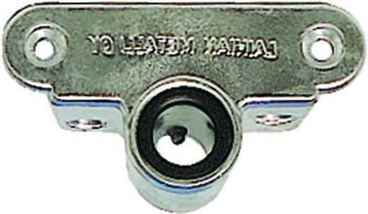 HOLDER ALUM. SIDEMONTERT 2 1/4" M/ÅPEN BUNN