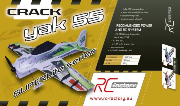 CRACK YAK SUPERLITE LIMITED EDITION RC FACTORY - Bilde 2