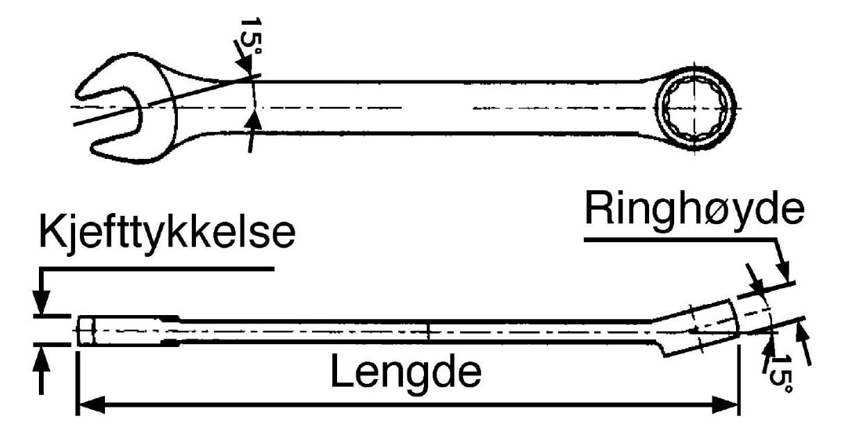 KOMBINASJONSNØKKEL 21MM - TENG TOOLS 600521 - Bilde 2
