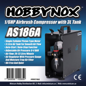 v02_C1291BB15C21DE9C6A86D5CE34AC5FD1.jpg AIRBRUSH COMPRESSOR 1/6HP W/3L TANK (0-4BAR)