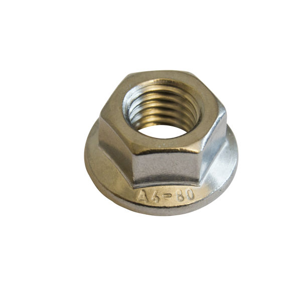 LÅSEMUTTER MET.LÅSING A4 M8 SYREFAST