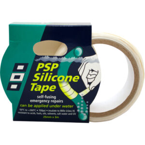 SILICONTAPE SORT 3000X25MM