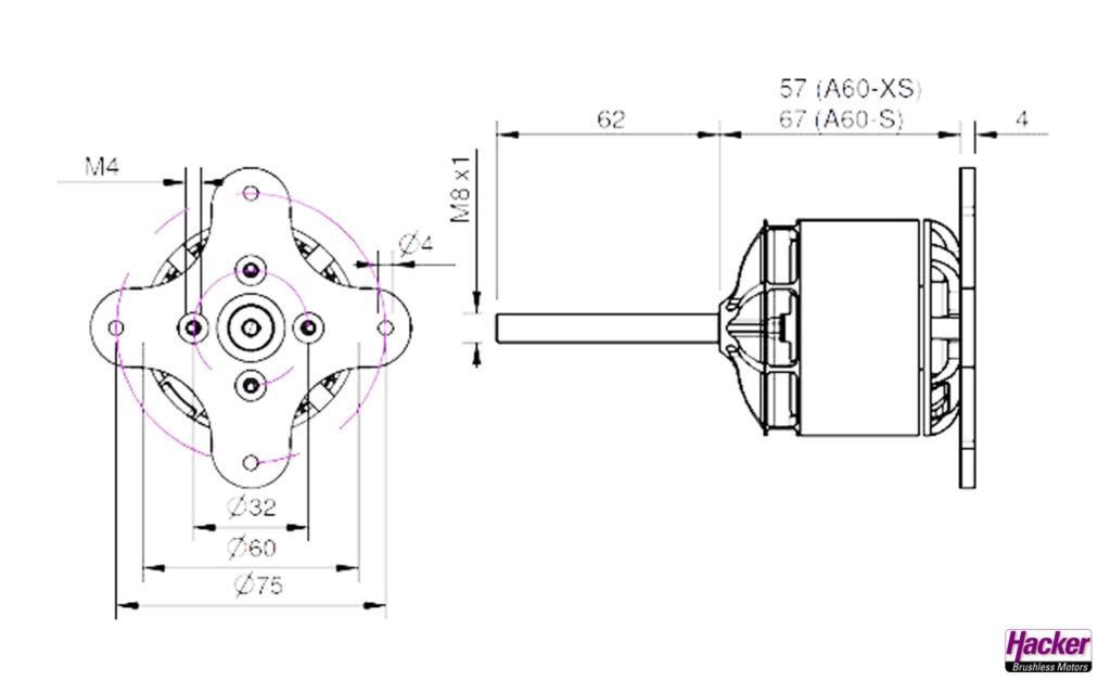 HACKER A60-5XS V4 28-POLE KV420