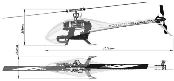 GOBLIN 500 SPORT KIT YELLOW - Bilde 7