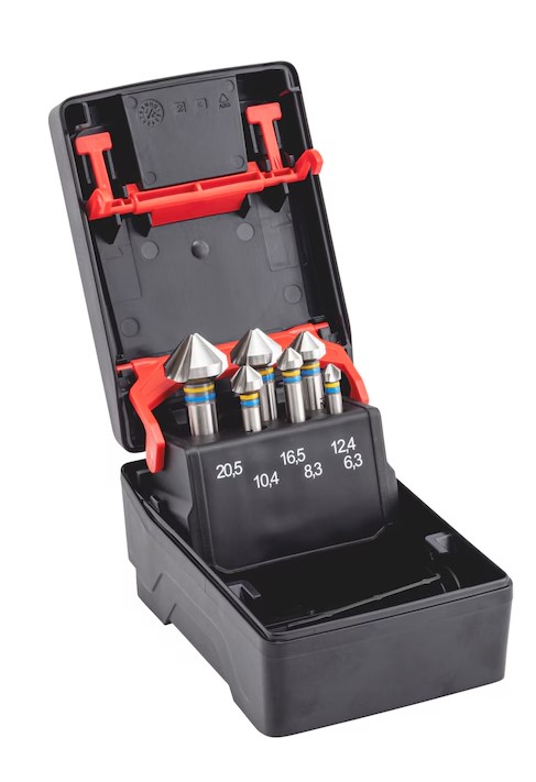 FORSENKER SETT 90° 6,3/8,3/10,4/12,4/16,5/20,5MM WÜRTH