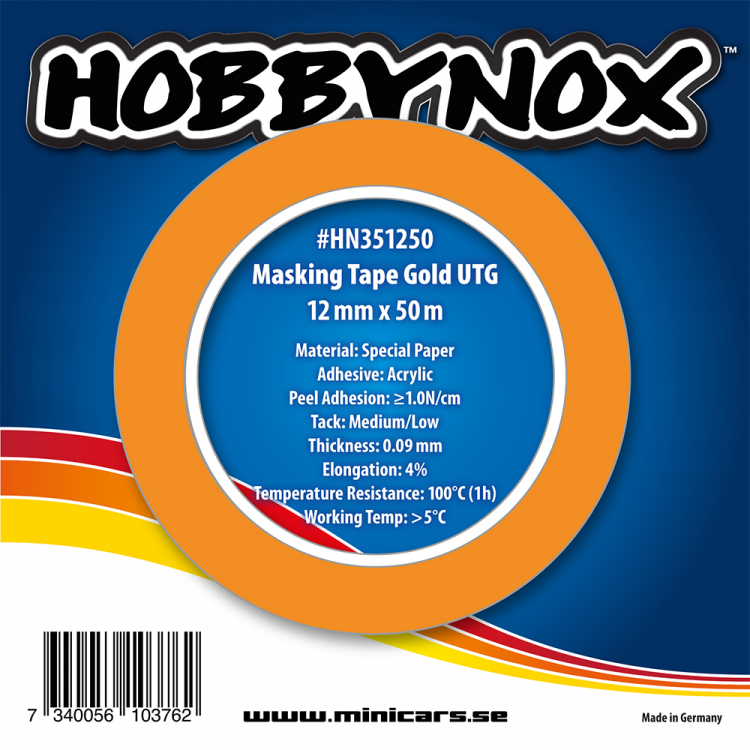 MASKING TAPE 12MMx50M HOBBYNOX