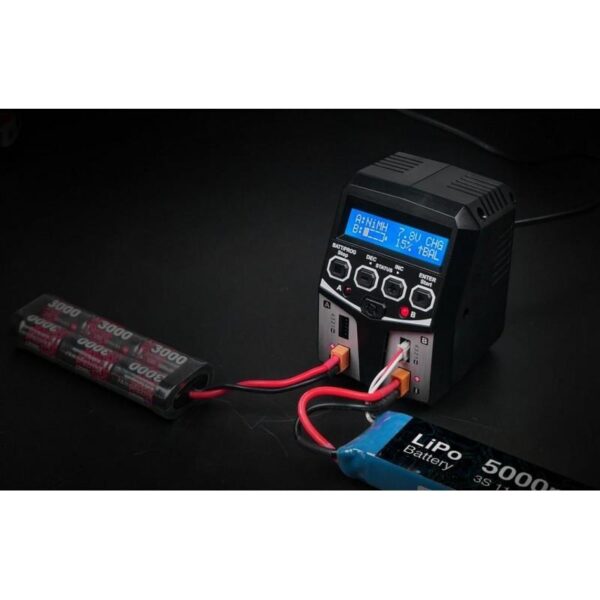 T100 AC DUAL 2X50W SKYRC BALANCE CHARGER - Bilde 5