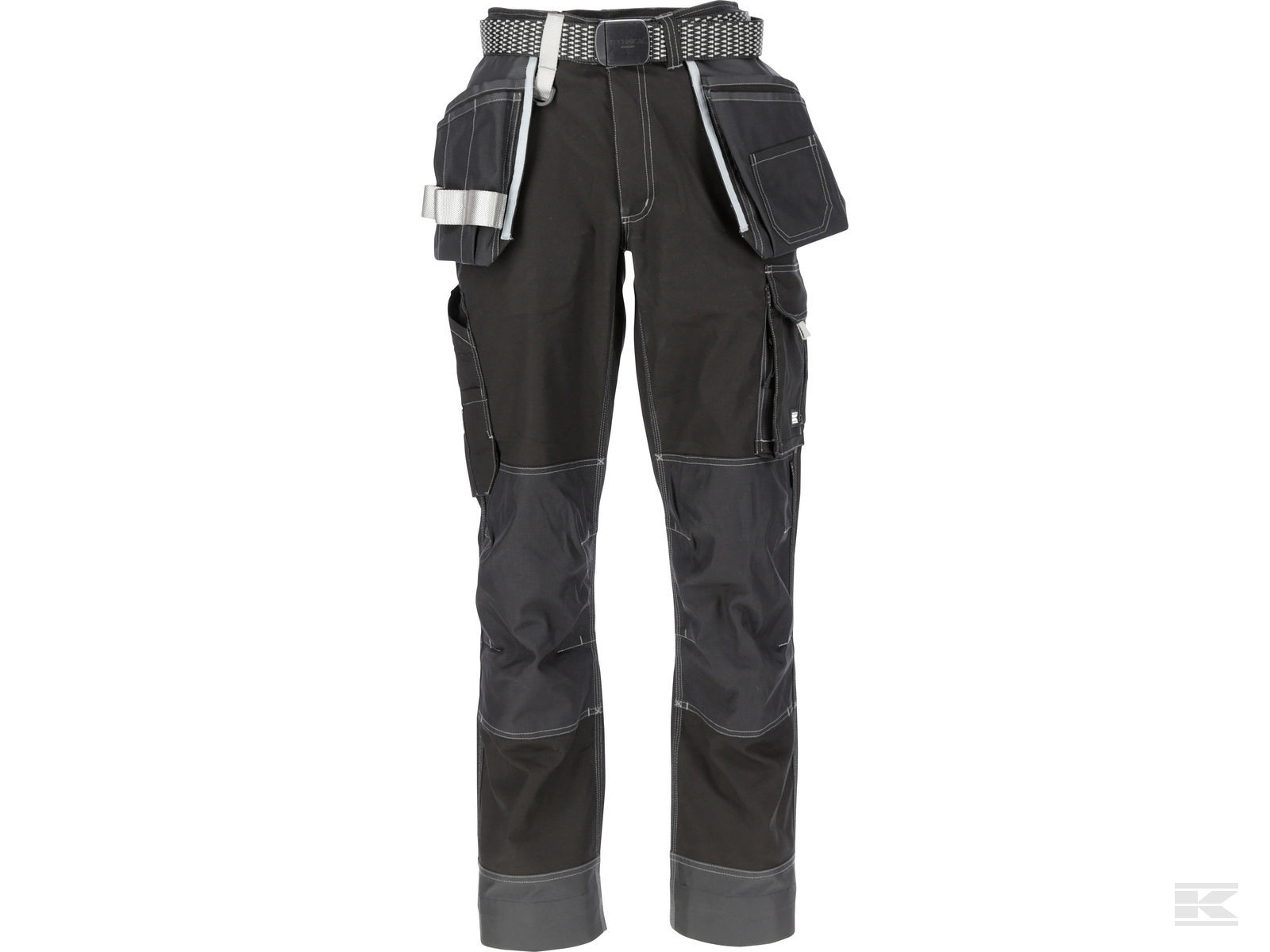 BUKSE HÅNDVERK STRETCH SORT L   livv.88-98cm - Bilde 1
