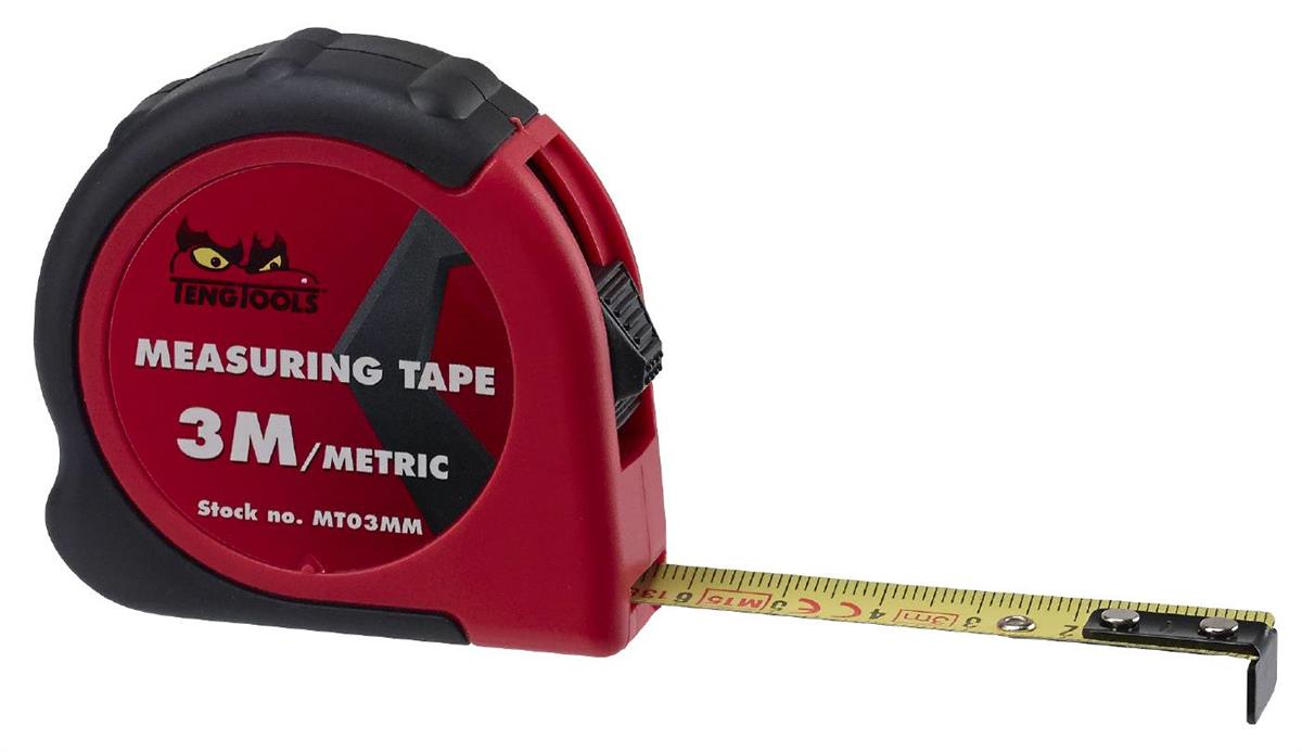 MÅLEBÅND 3 METER - MT03MM - TENG TOOLS - Bilde 1