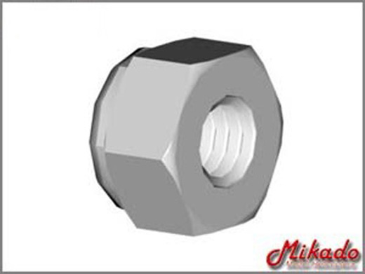 Hex lock nut M3 (10 pcs)