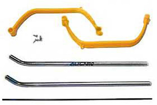 LANDING SKID SET YELLOW T-REX