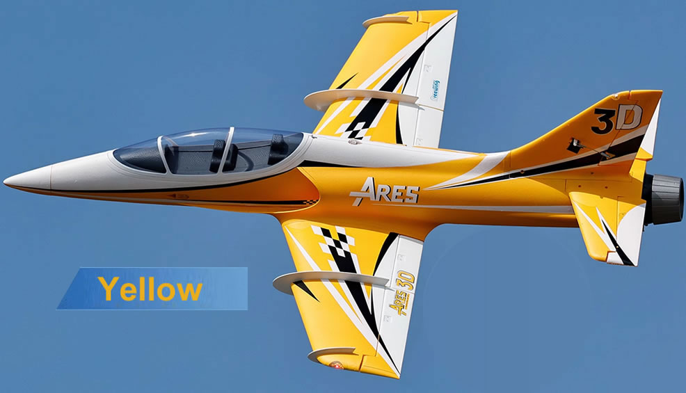 SEBART MINI ARES 90EDF 3D 6S WIHTE/YELLOW