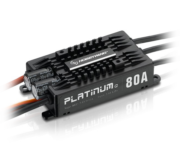 HOBBYWING PLATINUM PRO 80A 3-6S V5 ESC 30203201 - Bilde 1