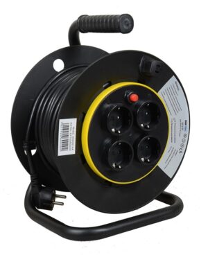 v02_D835A733134FB643C4730FF41B7B055F.jpg KABELTROMMEL 20M 3G 1,5MM² IP20 ANTI TVIST - NOR TEC