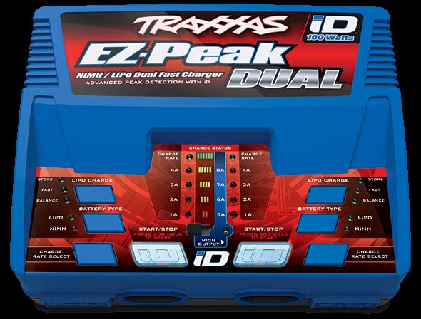 TRAXXAS EZ-PEAK DUAL 8A NIMH/LIPO LADER 2972GX - Bilde 1