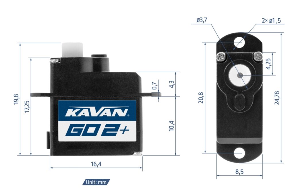 KAVAN GO-02 DIGITAL MICRO SERVO 2,25G.