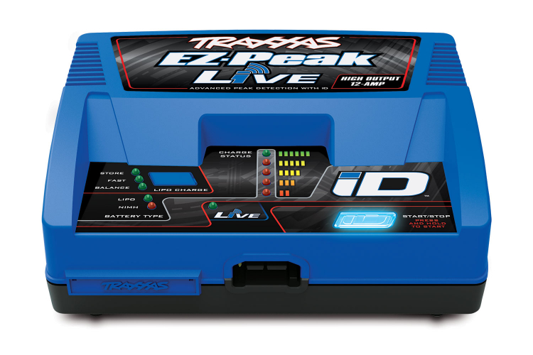 TRAXXAS EZ-PEAK LIVE 12Ah LADER + 1 x 4S-5000mAh-14,8V BATT