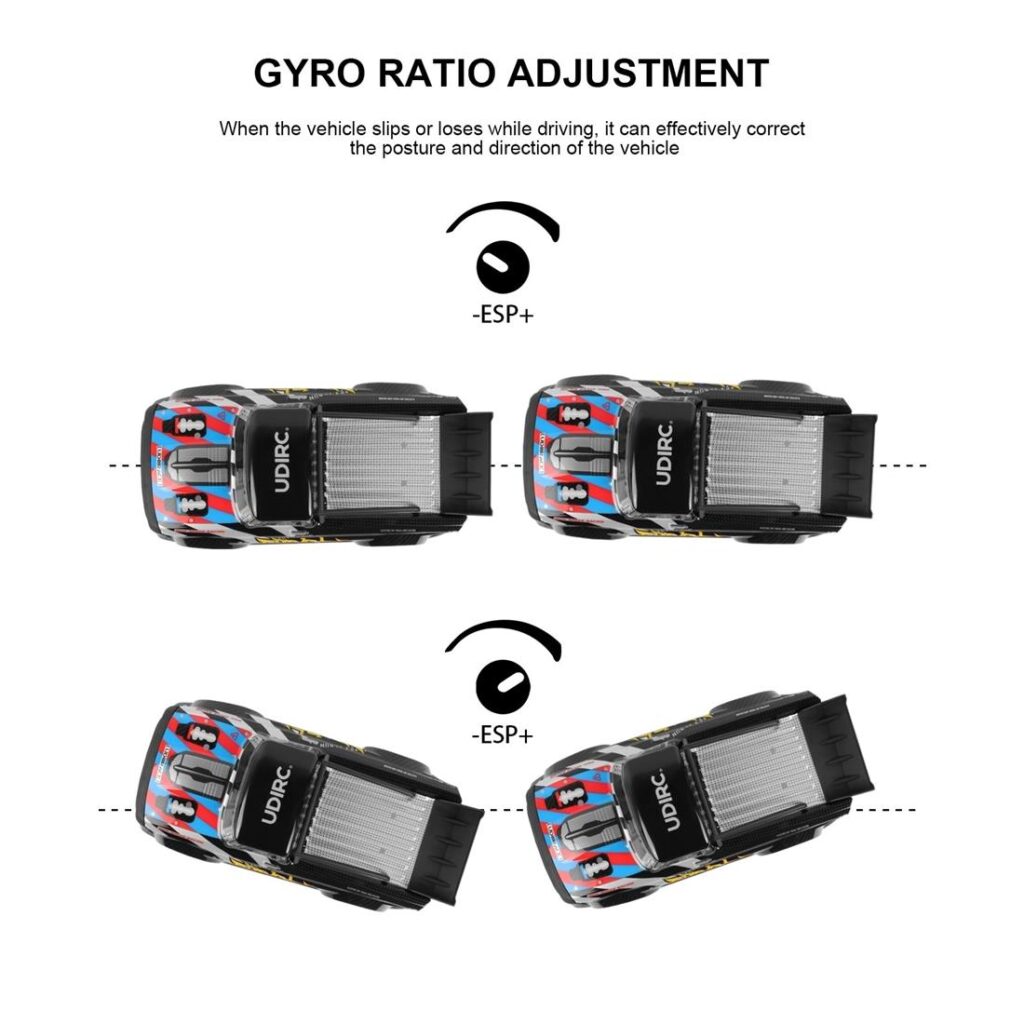 UDI PANTHER SPEED/DRIFT GYRO 4WD 1/16 BRUSHLESS