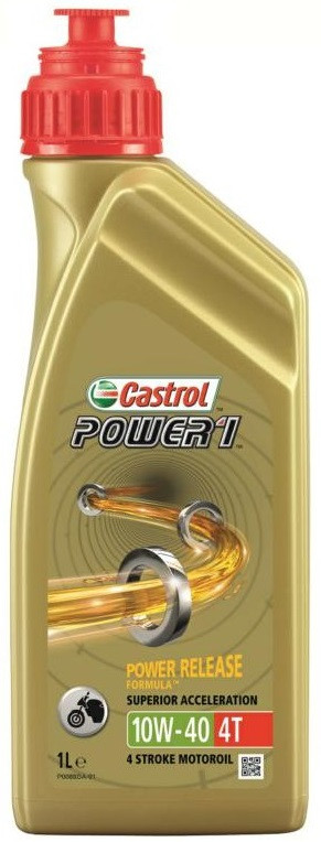 MC OLJE CASTROL POWER1 4T 10W-40 1L 313424