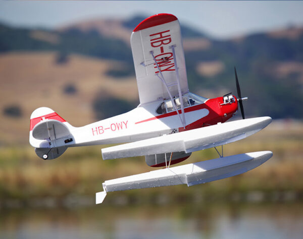 J3 CUB V4 1400MM W/FLOATS REFLEX V2-GYRO PNP FMS - Bilde 4