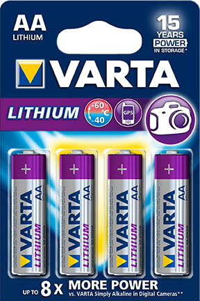 VARTA ULTRA LITHIUM BATTERI 1,5V 4PK