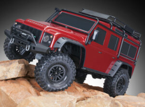 v02_E819D00FAB5202C5862F46C47D2C740C.jpg LAND ROVER DEFENDER SCALE & TRAIL 4WD RØD- TRAXXAS (TRX82256-4-RED)