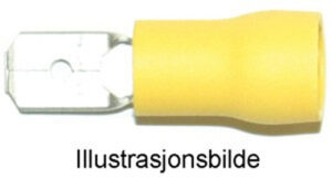 KABELSKO GUL FLAT HAN - 6,3MM 4,0 - 6,0