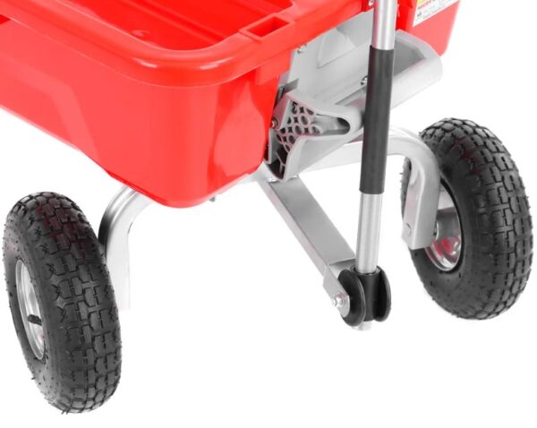 HAGEVOGN HECHT MAX.150KG 4-HJUL. M/SVING. OG TIPP, PLAST - Bilde 4