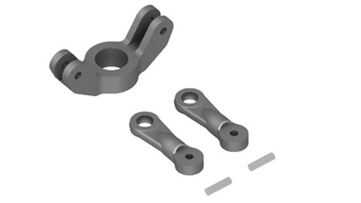 TAIL PITCH PLATE WITH HINGES LOGO XXTREME