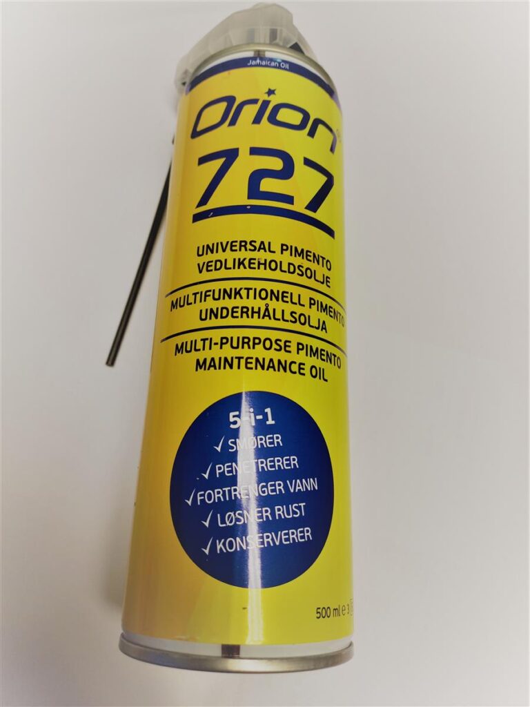ORION 727 VEDLIKEHOLDSOLJE M/ JAMAICA BASE SPRAY 500ML