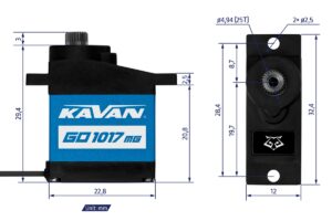 v02_EDE7A793A66033EBA253A75F163FE650.jpg KAVAN GO-1017MG DIGITAL MICRO SERVO