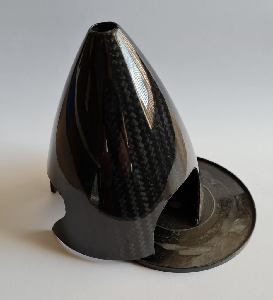 CARBON SPINNER 3,5" - 3-BLADE - CARBON BACKPLATE