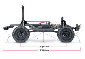 v02_F2DFFBBFF1805B9444BFAB648850040B.jpg LAND ROVER DEFENDER SCALE & TRAIL 4WD RØD- TRAXXAS (TRX82256-4-RED)