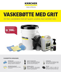VASKEBØTTE M/SVAMP,KLUTER OG LOKK KÄRCHER