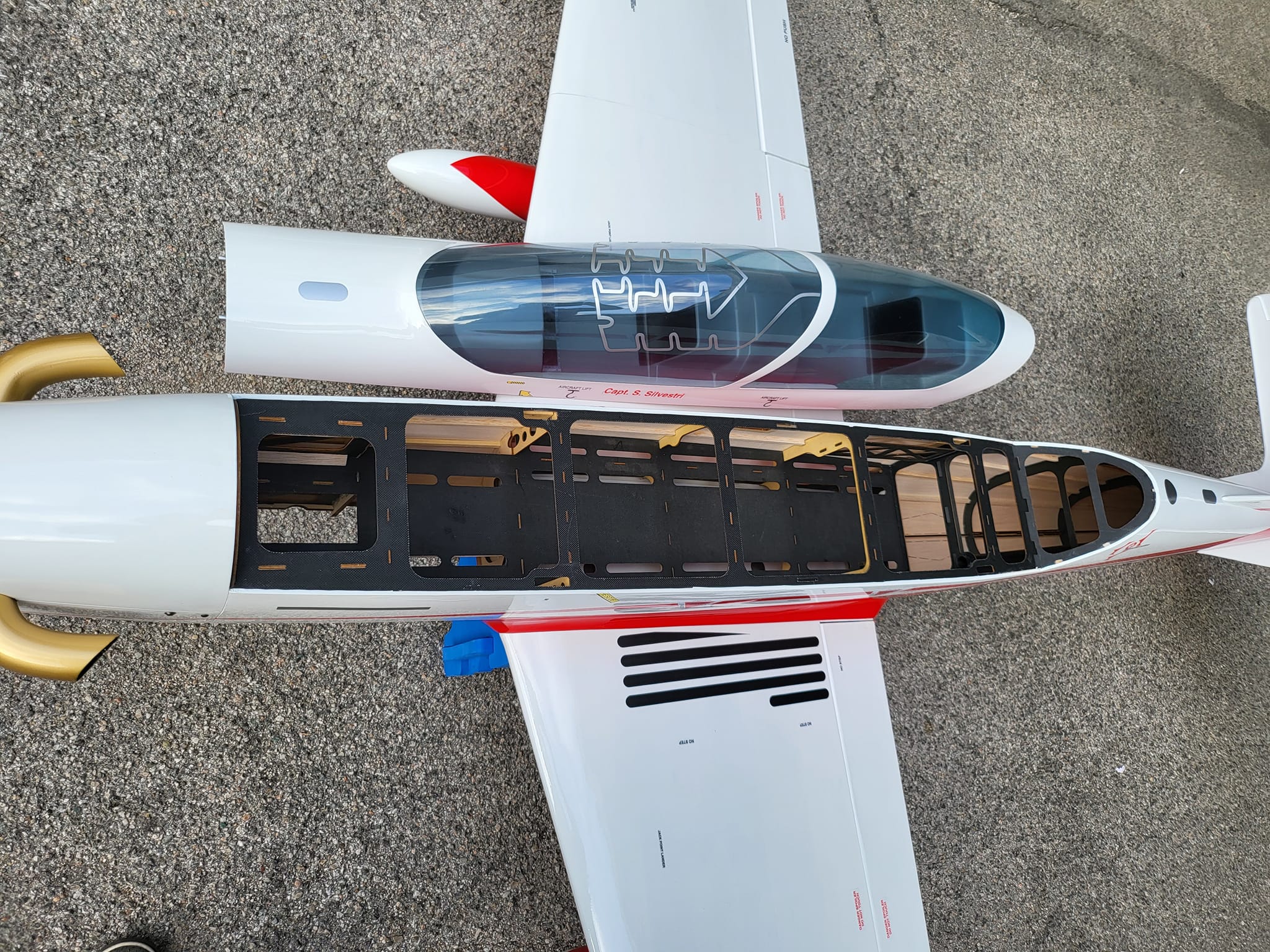 SEBART PILATUS PC-21 XL V2 BLUE W/LANDING GEAR - Bilde 5