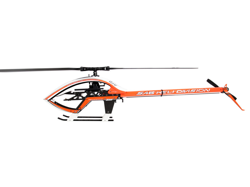 GOBLIN RAW 700 WHITE/ORANGE KIT W/BLADES