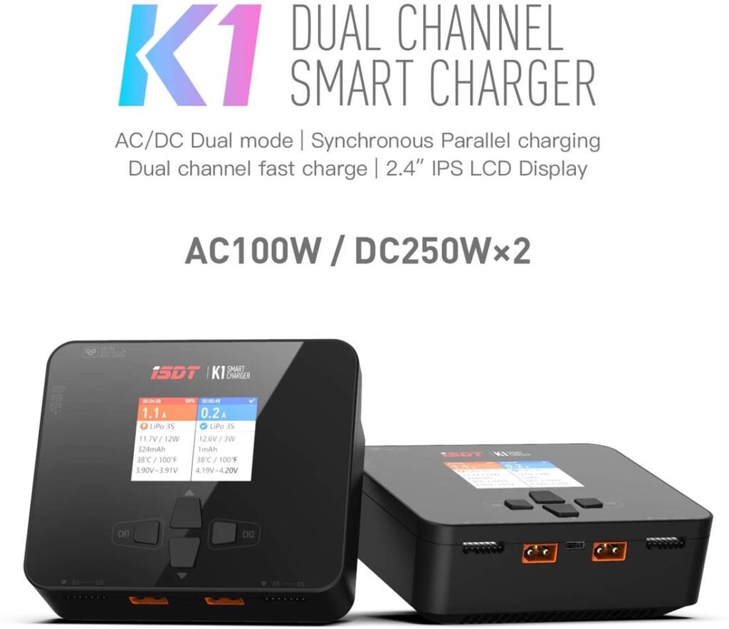 ISDT K1 12/220V 6S 10A SMART CHARGER
