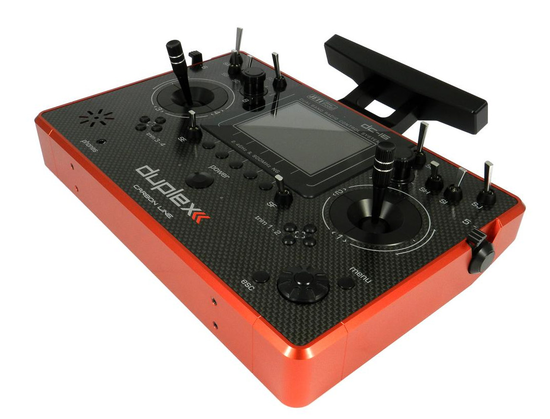JETI DUPLEX DC-16 II CARBON LINE RED MULTIMODE - Bilde 2